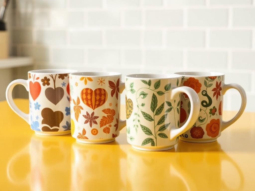 Printed mugs